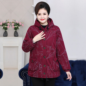 200斤棉服特体加肥加大码中老年人女冬装棉衣外套胖妈妈奶奶棉袄