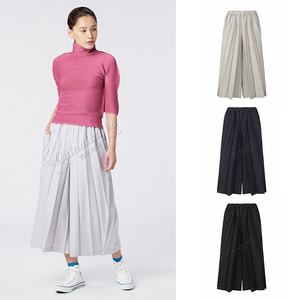 14ff931日本代购三宅一生me issey miyake褶皱时尚阔腿裤宽松女裤