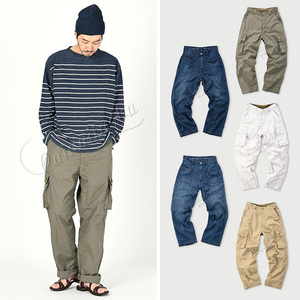 50560132 80560142日本专柜代购45r 宽松休闲纯棉工装裤男女款