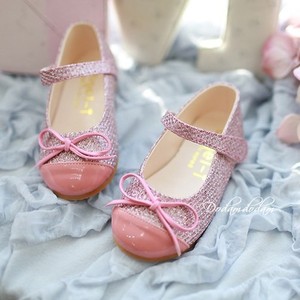 韩国进口正品幼儿童漆皮礼服鞋子女孩粉色公主鞋演出鞋宝宝皮鞋