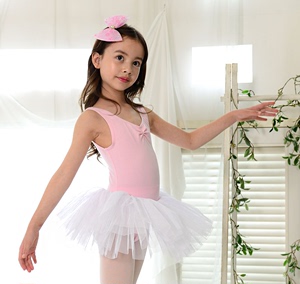 韩国进口儿童芭蕾舞蹈裙女孩练功服装舞台表演跳舞纱裙公主蓬蓬裙