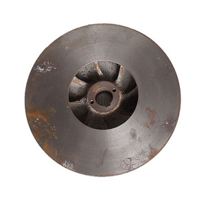 双面丰喜40型粉碎机风叶轮加厚铸铁耐磨配件横县打粉机风机轮扇叶