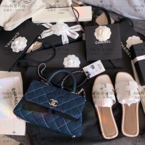 韩国专柜正品采购 香奈儿chanel 19年新款限定 cocohandle牛仔包
