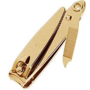指甲刀正品韩国777指甲剪单剪镀金n-602g金色