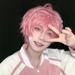 日系假发男短发假毛cos五条悟同款正太dk网红韩版帅气自然全头套