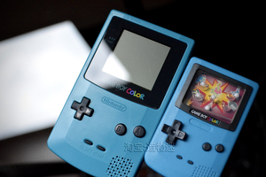 gbc蓝色原装,gameboy天蓝色正版掌机 gba gbasp游戏机 任天