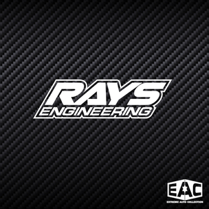 RAYS TE37轮毂改装镂空单色反光汽车贴纸后车窗玻璃笔记本贴车贴