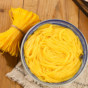 正宗东北玉米面条鲜5斤低0脂粗粮荞麦面商用速食麻辣烫碴条黄面条