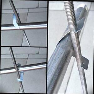 固定吊扣龙骨山字卡吊卡扣卡扣加强筋kbg管弹簧卡电线管蝴蝶卡