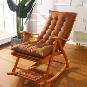毛绒躺椅垫子冬季加厚沙滩椅垫老板椅垫长椅藤椅通用椅子沙发坐垫