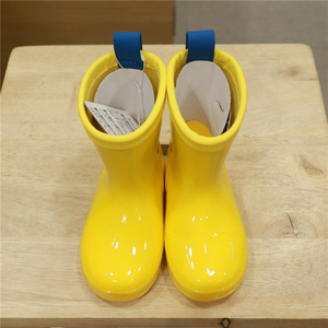 小云朵moimoln韩国代购24四季男女童亮色防水雨靴轻便儿童中筒靴