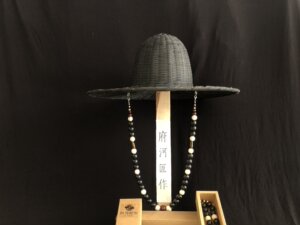 竹编大帽复原风纯手工府河匠作明制笠帽道袍贴里首服春夏汉服配饰