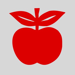 中国传统纸质手工窗花剪纸苹果儿童学校幼儿园教室镂空装饰贴纸画