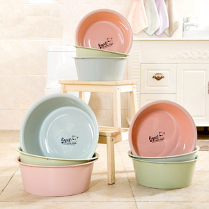 漂亮的超大洗衣盆家用塑料脸盆大盆子加厚深大号宝宝婴儿洗澡盆圆