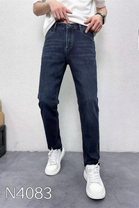 明顿2024年春夏新款N4083-02 正品专柜验货男士修身韩风牛仔男裤