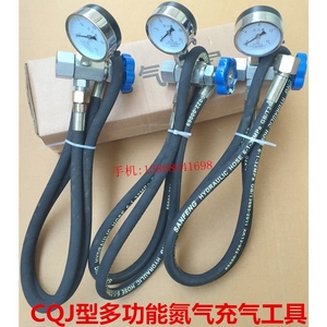 CQJ型多功能液压剪板机氮气充气工具囊式蓄能器高压管耐震压力表