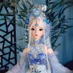 古装生肖洋娃娃12星座玩具套装古风公主60cm超大号女孩礼物德必胜