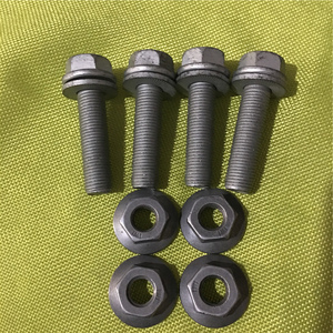 迈腾铝羊角螺丝明锐速腾高6改铝羊角加长前分泵支架螺丝螺母