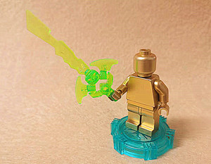 幻影忍者透明水晶幽灵闪电剑迷你武器兼容乐高式积木第三方玩具