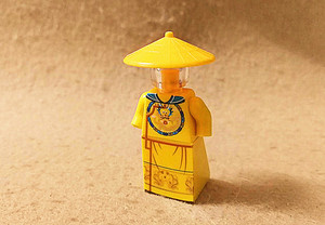 皇帝太子龙袍中国风古装服饰衣服人仔兼容乐高式积木第三方玩具