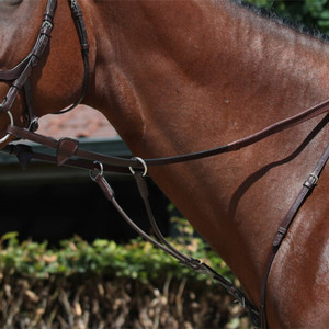 比利时dyon马术缰绳骑马缰绳牛皮材质胶粒柔软舒适防滑