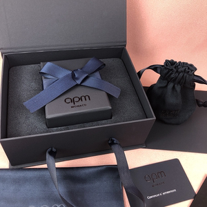 apm首饰包装盒子 新款刺绣盒耳钉盒项链盒手链盒收纳盒通用礼品盒