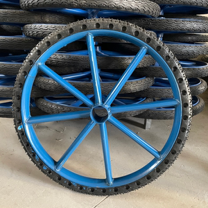 斗车轮手推车翻斗车板车轮胎工地力车架子车劳动车环卫车实心胎