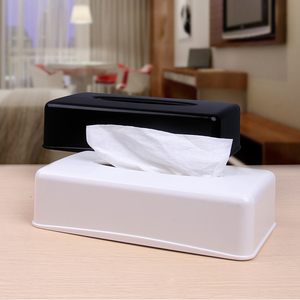 纸巾盒客厅家用茶几酒店KTV会所 创意仿瓷美耐皿餐巾长方形纸抽盒