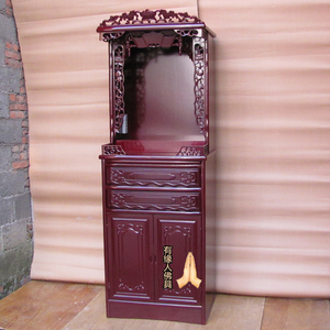 包邮观音财神仙家佛龛/神楼实木立柜/神台供台柜橱/菩萨屋/yysl03