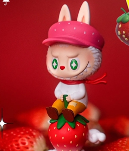 popmart泡泡玛特themonsterslabubu水果盲盒拉布布水果潮玩礼物