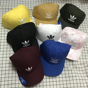 阿迪达斯/adidas 三叶草软顶棒球帽 刺绣鸭舌帽男女同款帽子