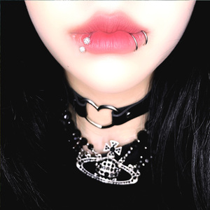 唇珠夹唇钉有洞唇环辣妹无洞免打孔唇夹朋克ins无需打孔男女辣妹