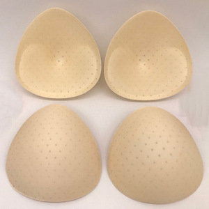 运动内衣三角透气海绵胸垫 健身文胸可拆卸打孔加厚插片 聚拢罩杯