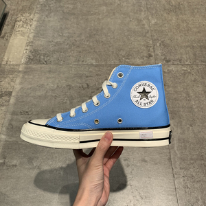 匡威converse 1970s新款正品帆布鞋天蓝色高帮171566c低帮171569c