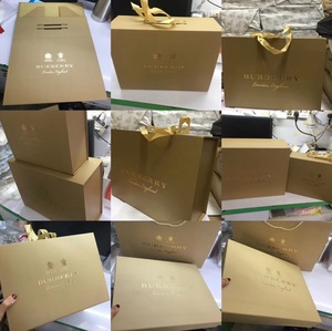 巴宝莉burberry礼品盒纸袋香水袋子衣服围巾钱包皮带盒包装礼品袋