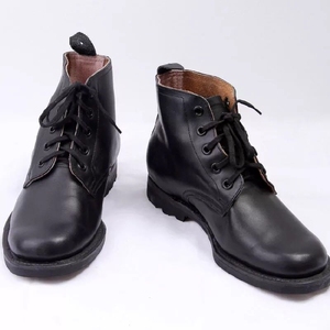 上海3516厂80年代舰艇皮鞋怀旧老87舰艇皮靴头层牛皮高腰潜艇皮鞋