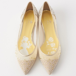 日本代购直邮 diana戴安娜日本制单鞋 尖头水钻 迪士尼公主合作