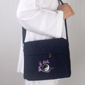 道家用品道士包道字白色八卦道法自然云纹男女道士通用单肩挎包