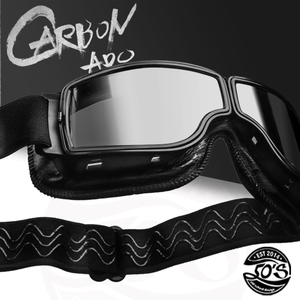 [50s]黑钻系列复古哈雷摩托机车飞行员风镜护目镜