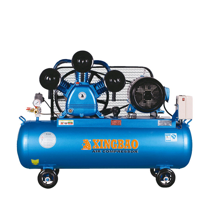 星豹活塞空压机hs12508充气泵7.5kw/10hp公斤电动压力表气缸磁力