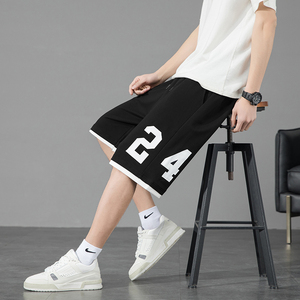 怡安踏雪夏季薄款短裤13男大童14岁初中学生休闲中裤15青少年潮流