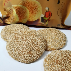 四川巴中恩阳古镇特产手工提糖麻饼一品酥李氏提糖麻饼精选10个装