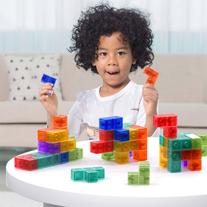 磁力魔方益智玩具男孩磁铁索玛立方体百变无限3一6岁智力开发动脑