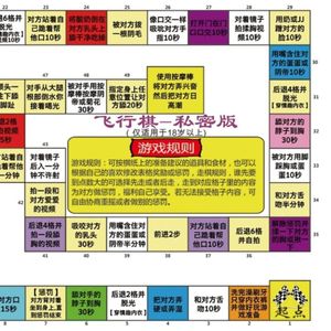 飞行棋双人情侣版之间床上游戏姿势体位惩罚刺激游戏恋爱神器污房
