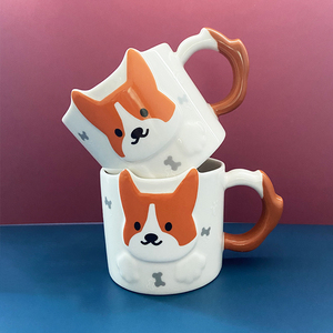 杯子星巴克柯基