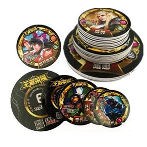 王者卡牌时代荣耀卡牌卡片圆卡vip水晶夜光卡片塑料加厚防水卡牌