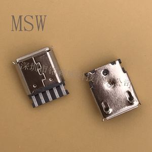 手机母头母座座5PV8数据线迈克MICRO-插座USB全铜接口5PUSB测试