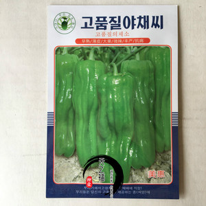 韩国美惠进口薄皮大果高产辣椒种子青椒杭椒线椒牛角椒大甜椒种籽