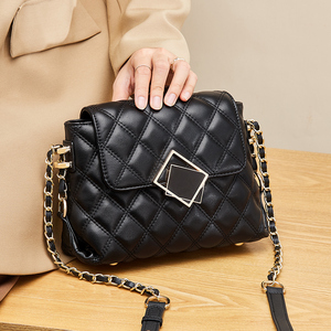 乔夫人包包2022新款潮真皮斜挎包女夏高级感链条包百搭单肩包女包