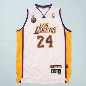 湖人科比球衣24号sw刺绣复古拉丁之夜青年版篮球服运动背心